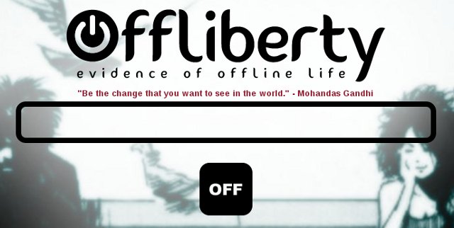 Primer paso: Copiar y pegar la URL en donde está alojado el contenido en la barra de Offliberty. Primer paso: Copiar y pegar la URL en donde está alojado el contenido en la barra de Offliberty.