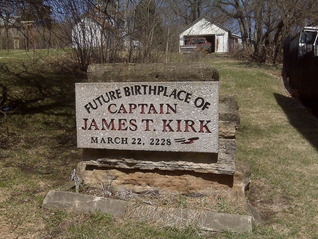 Futuro lugar de nacimiento del Capitan James T. Kirk - 22 de Marzo de 2228