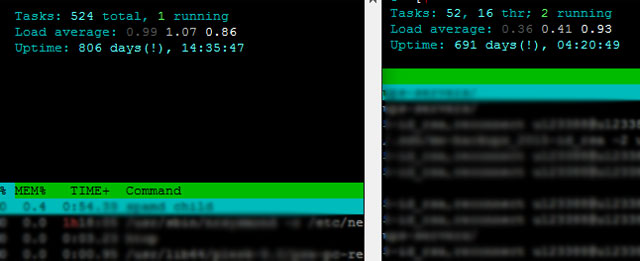 Y así, es como luce una bomba de tiempo, versión servidor que corre Linux.