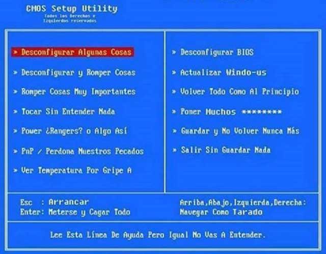 BIOS honesto
